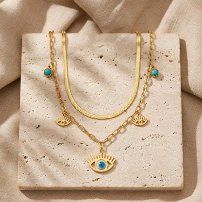 Good Energy Only Multilayer Necklace | Anamora Anamora