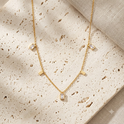 Crystal Charm Necklace x Anamora Anamora