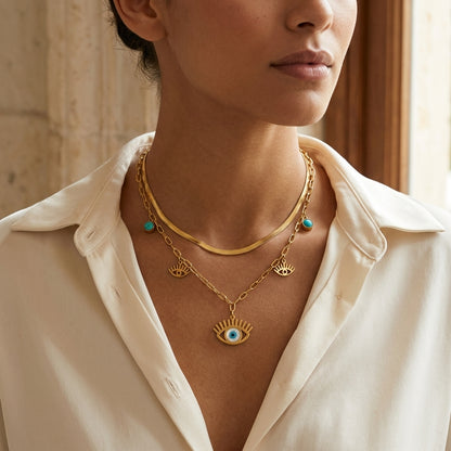Good Energy Only Multilayer Necklace | Anamora Anamora