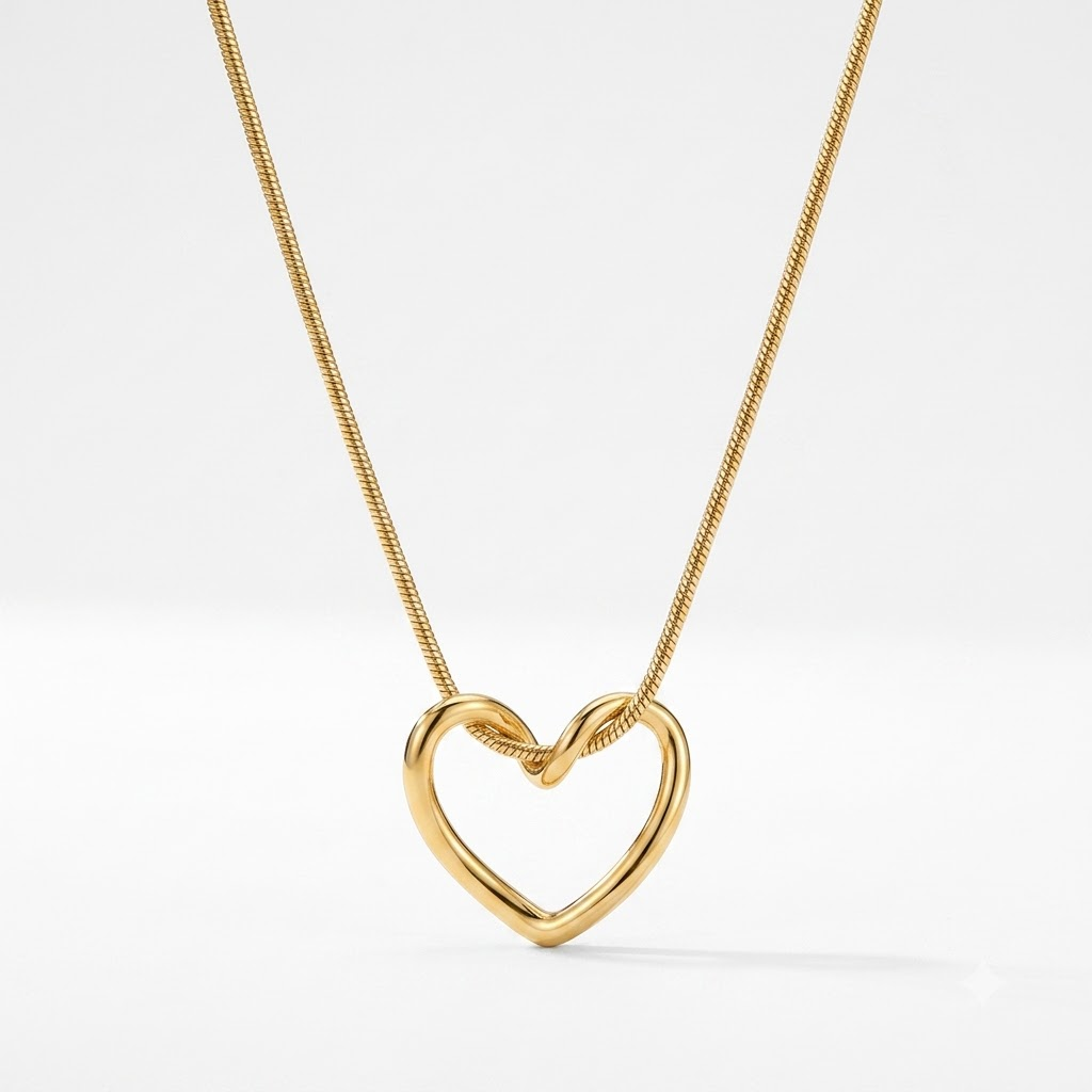 Open Heart Necklace x Anamora Anamora