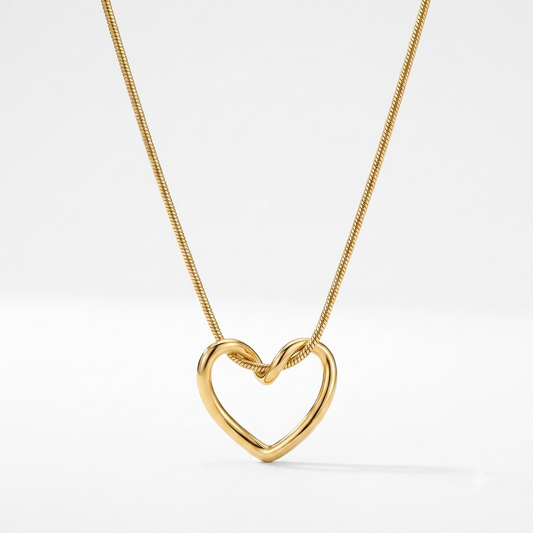 Open Heart Necklace x Anamora Anamora