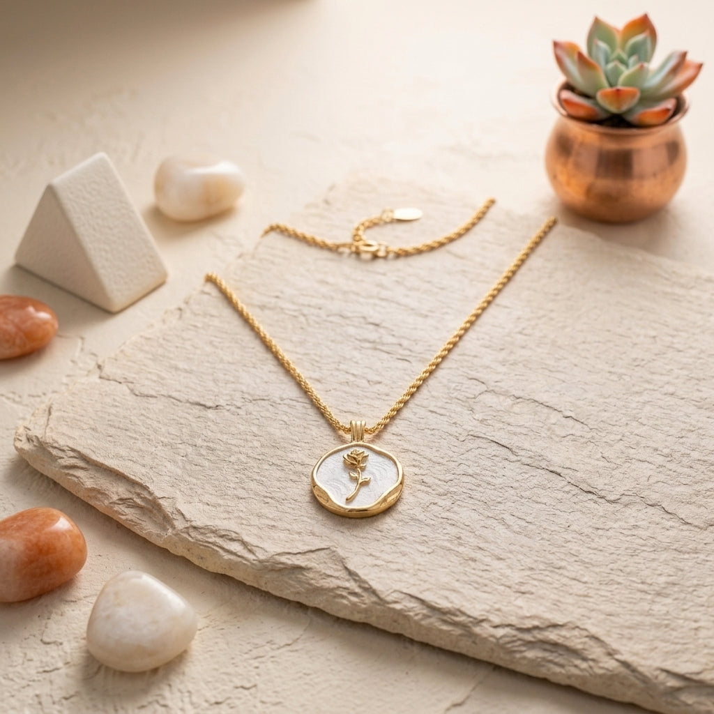 Stop & Smell the Roses Necklace | Anamora Anamora