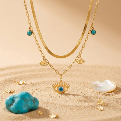 Good Energy Only Multilayer Necklace | Anamora Anamora
