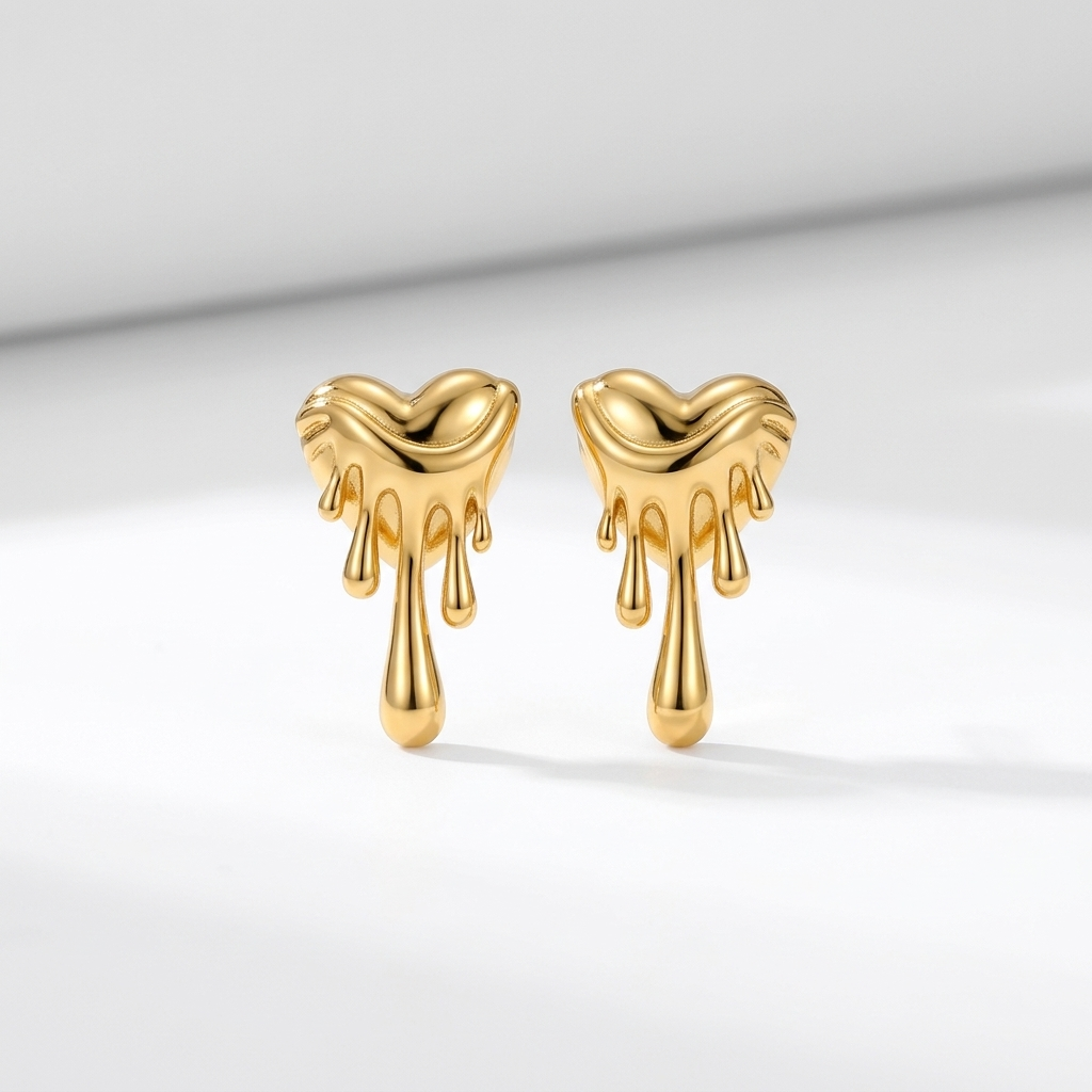 Drip Check Earrings x Anamora Anamora
