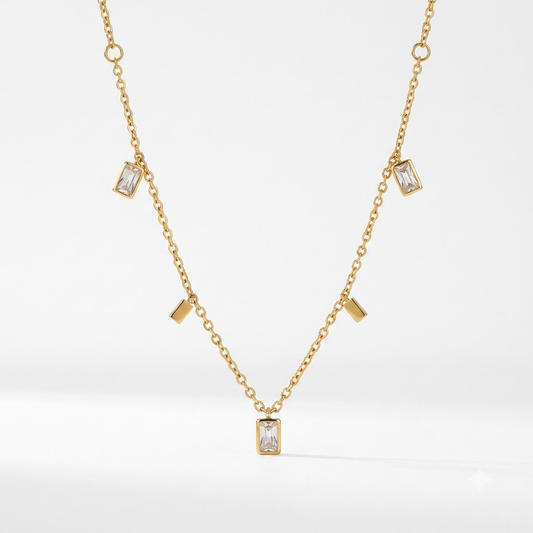 Crystal Charm Necklace x Anamora Anamora