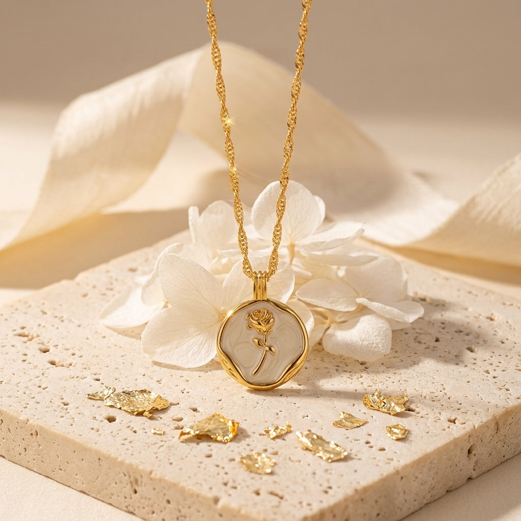 Stop & Smell the Roses Necklace | Anamora Anamora