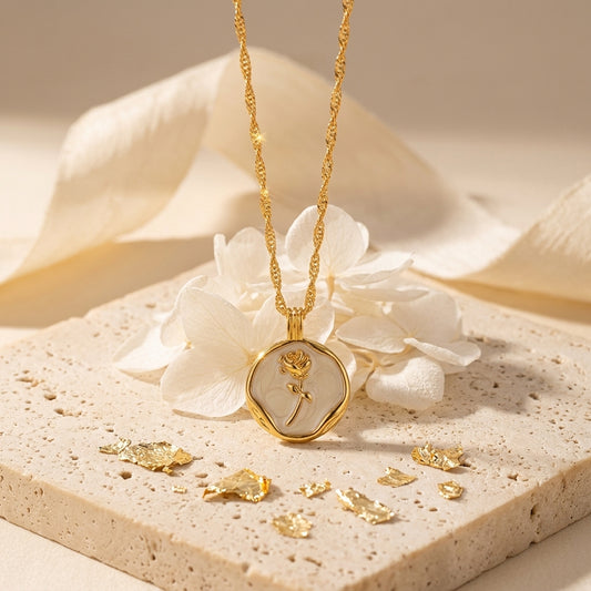 Stop & Smell the Roses Necklace | Anamora Anamora