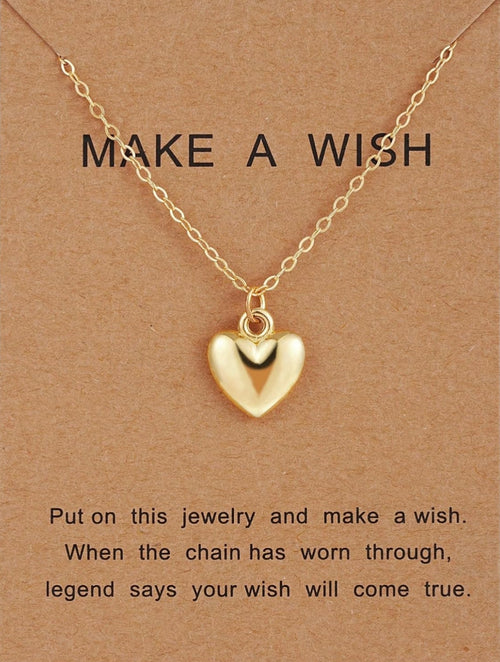 Anamora's Fashion 5 Pcs Latest Stylish Crystal Heart Necklace Jewellery Set for Women Pendant Necklace Gifts for Girls