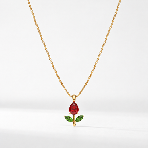 Cherry Bloom Necklace x Anamora