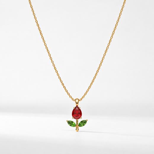 Cherry Bloom Necklace x Anamora