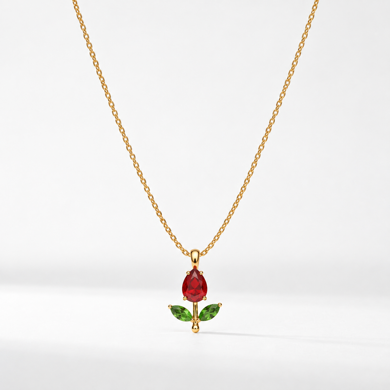 Cherry Bloom Necklace x Anamora