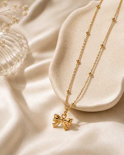 Bow Down Necklace Anamora