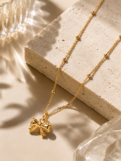 Bow Down Necklace Anamora