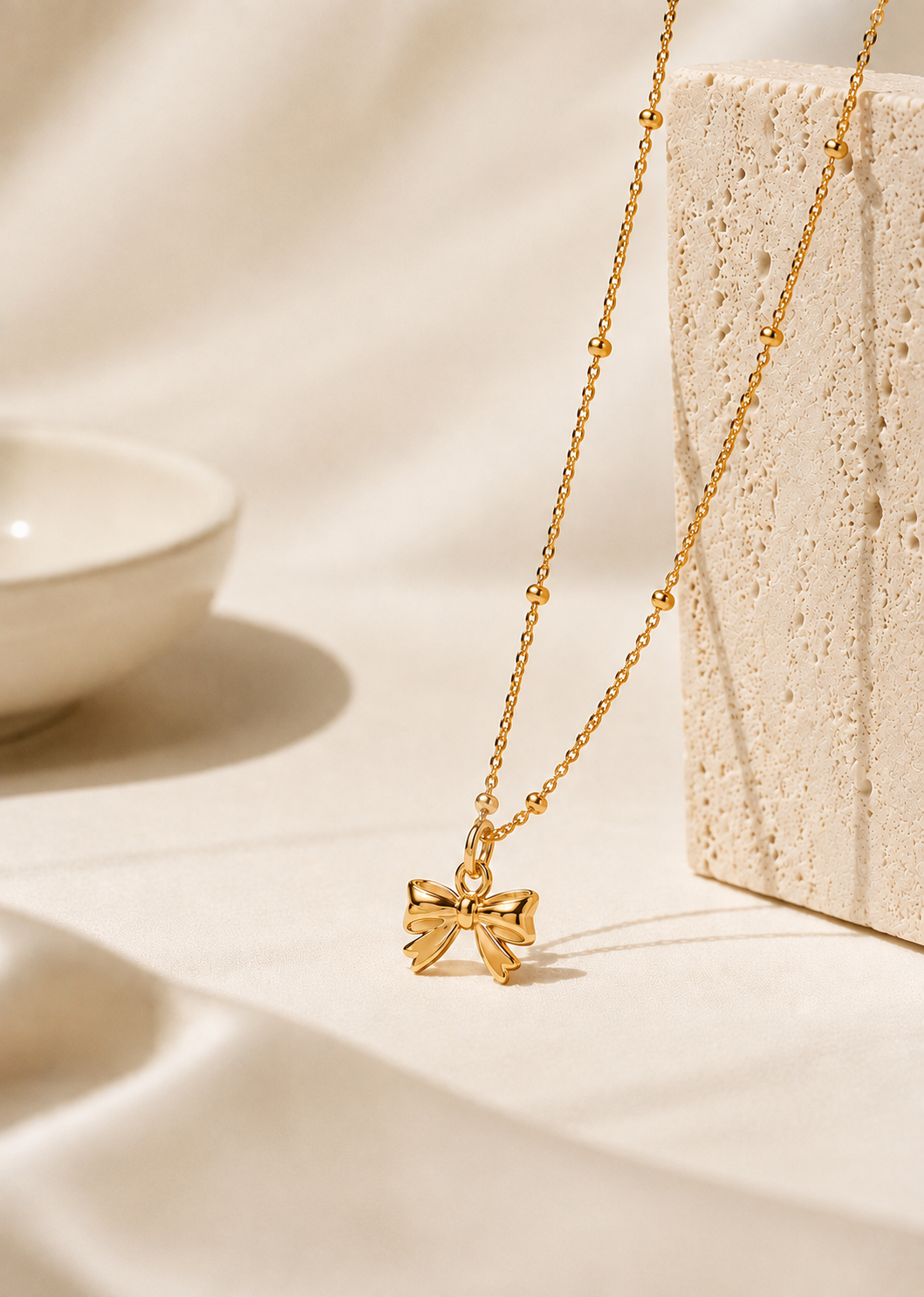 Bow Down Necklace Anamora