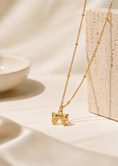 Bow Down Necklace Anamora