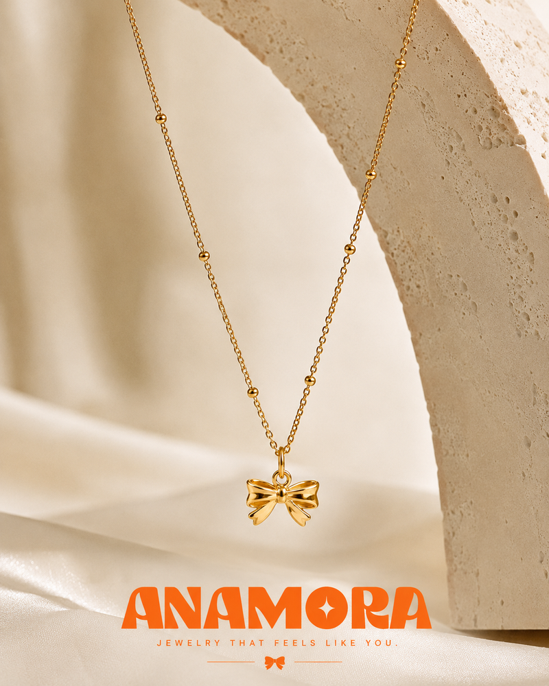 Bow Down Necklace x Anamora