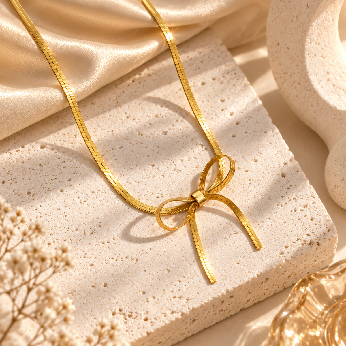 Bow & Glow Necklace x Anamora Anamora