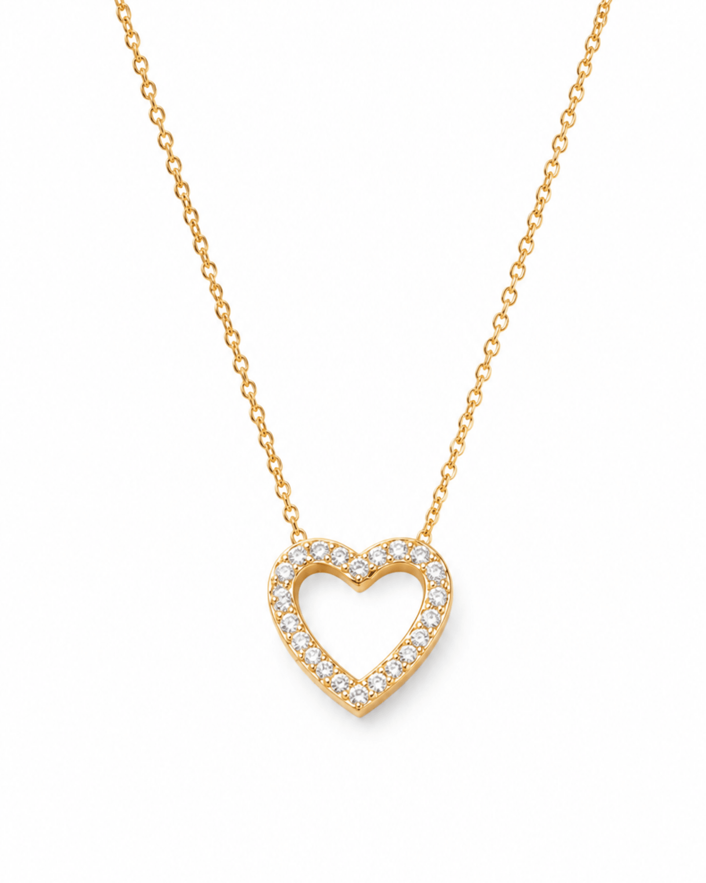 Rose Gold Heart Pendant Necklace for Women | anti tarnish waterproof Jewelry For Girls - Womens - Anamora