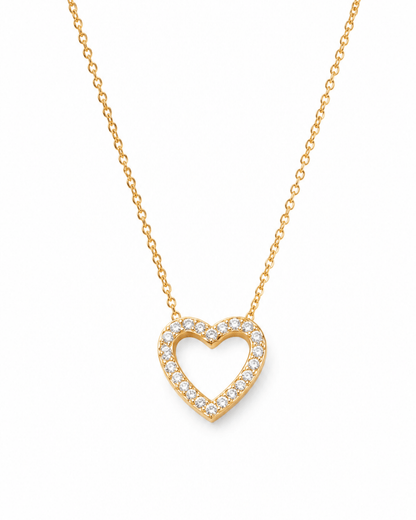 Rose Gold Heart Pendant Necklace for Women | anti tarnish waterproof Jewelry For Girls - Womens - Anamora