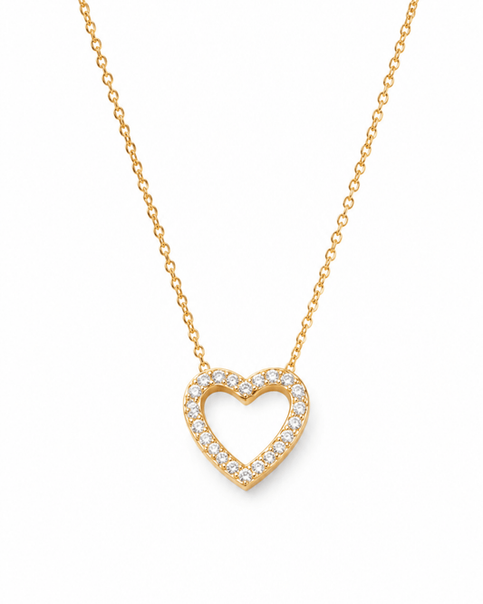 Rose Gold Heart Pendant Necklace for Women | anti tarnish waterproof Jewelry For Girls - Womens - Anamora